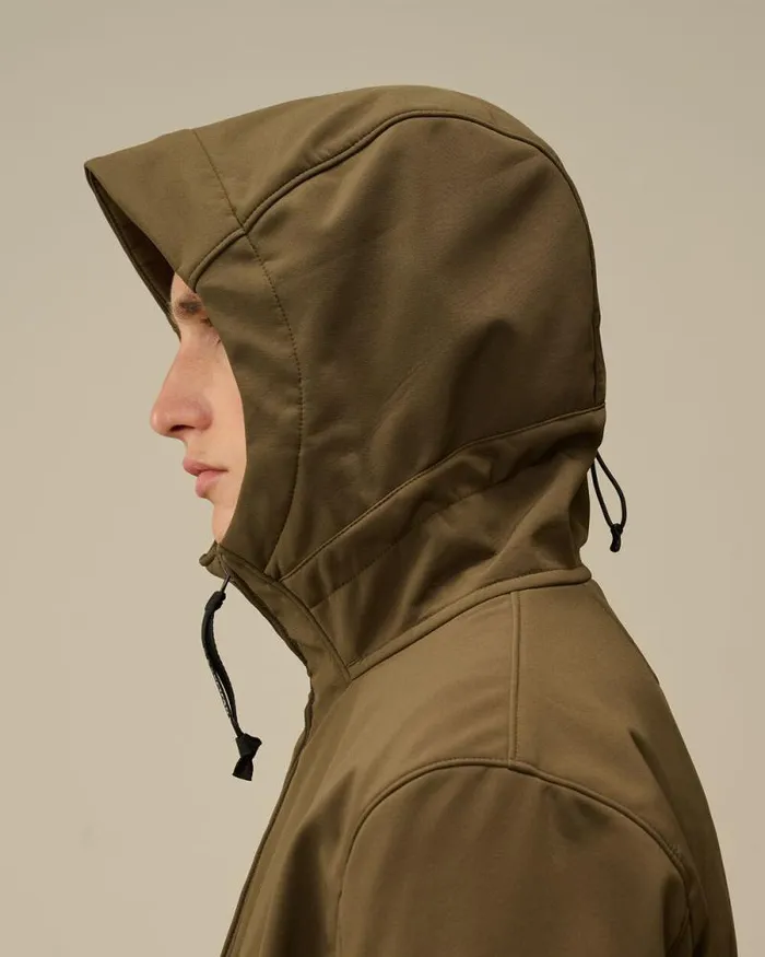 CP Company Jacket and Coats CP ShellR Hooded Jacket Ivy Green 8211 Man