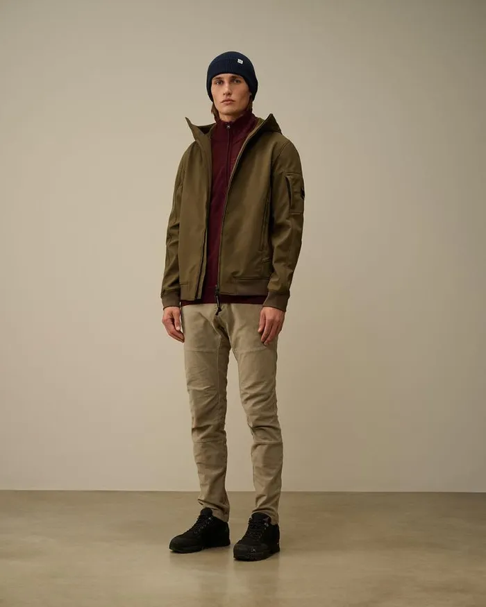 CP Company Jacket and Coats CP ShellR Hooded Jacket Ivy Green 8211 Man
