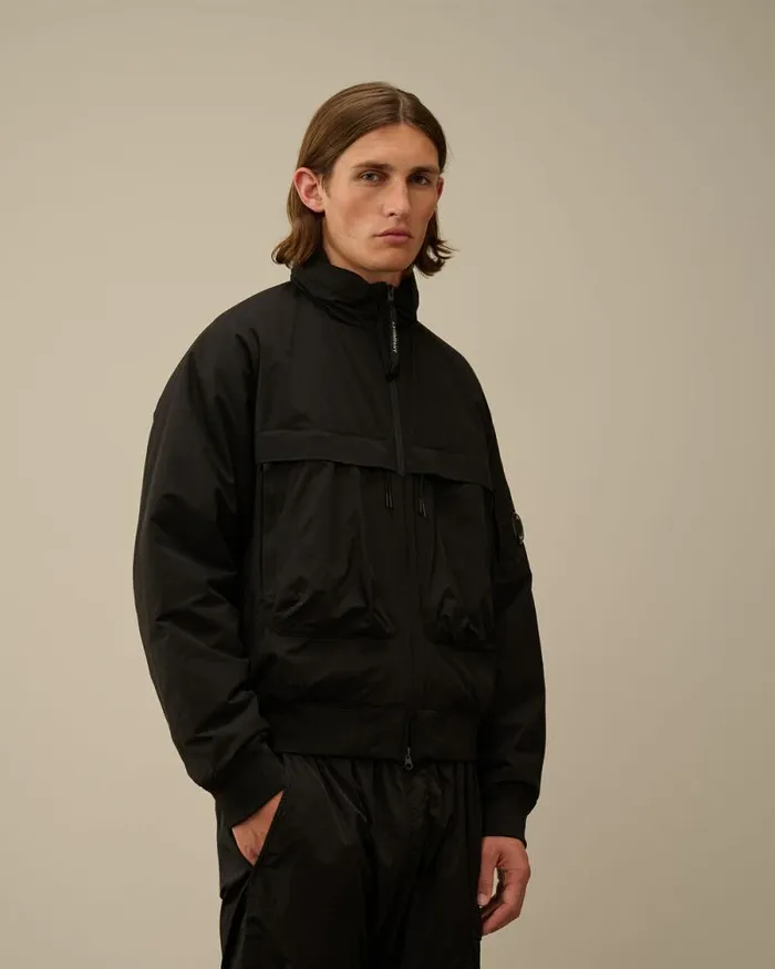 CP Company Jacket and Coats ProTek Bomber Padded Jacket Black 8211 Man