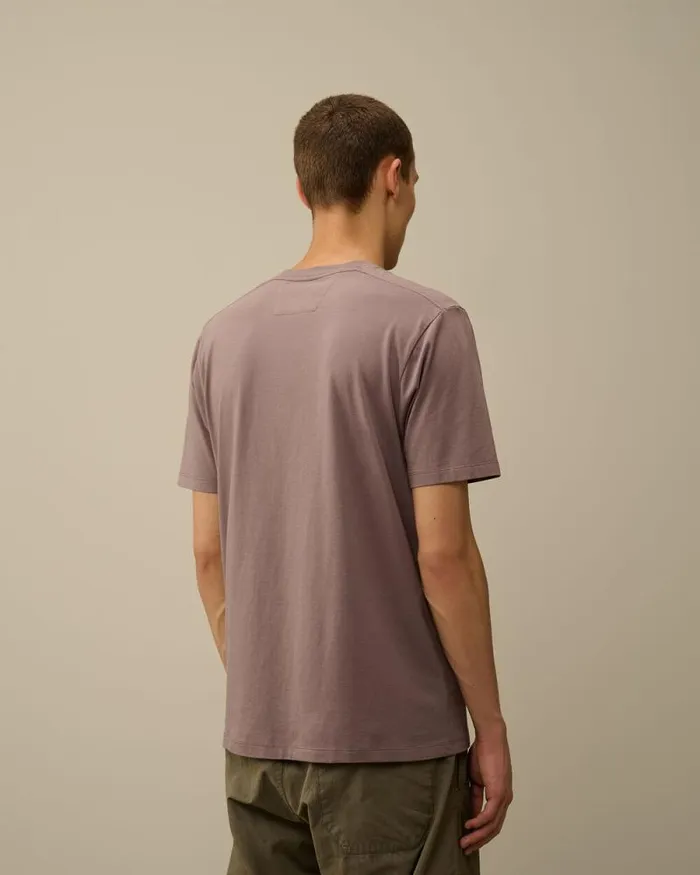 CP Company Tshirts and Polo 301 Jersey 3D Logo TShirt Purple Dove 8211 Man