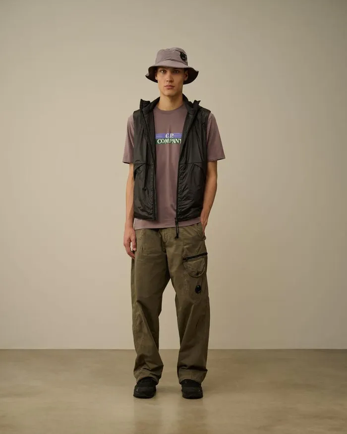 CP Company Tshirts and Polo 301 Jersey 3D Logo TShirt Purple Dove 8211 Man