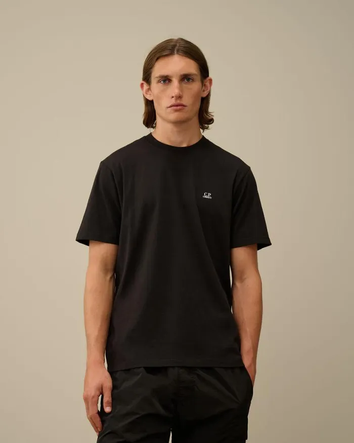 CP Company Tshirts and Polo 301 Jersey Back Goggle TShirt Black 8211 Man