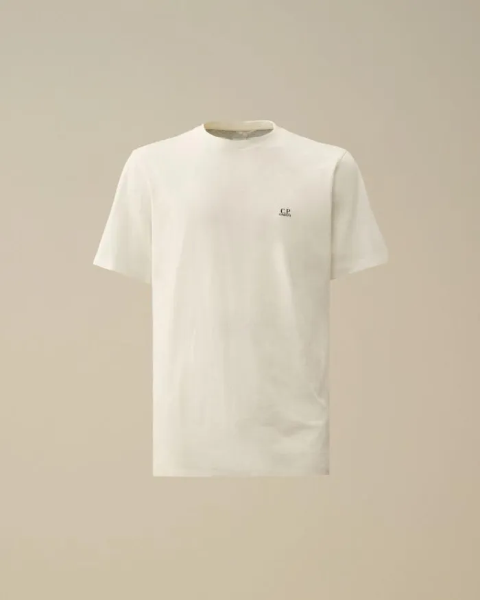 CP Company Tshirts and Polo 301 Jersey Back Goggle TShirt Gauze White 8211 Man