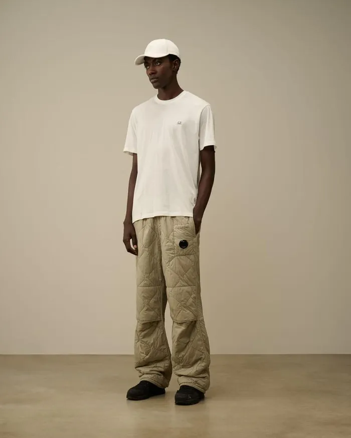 CP Company Tshirts and Polo 301 Jersey Back Goggle TShirt Gauze White 8211 Man