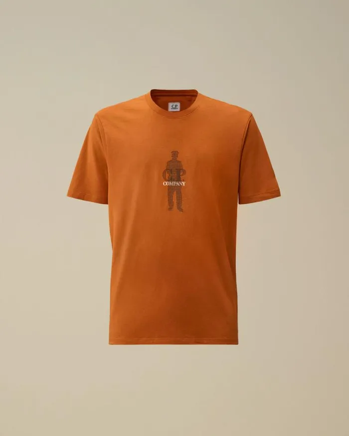 CP Company Tshirts and Polo 301 Jersey Waffled British Sailor TShirt Bombay Brown 8211 Man