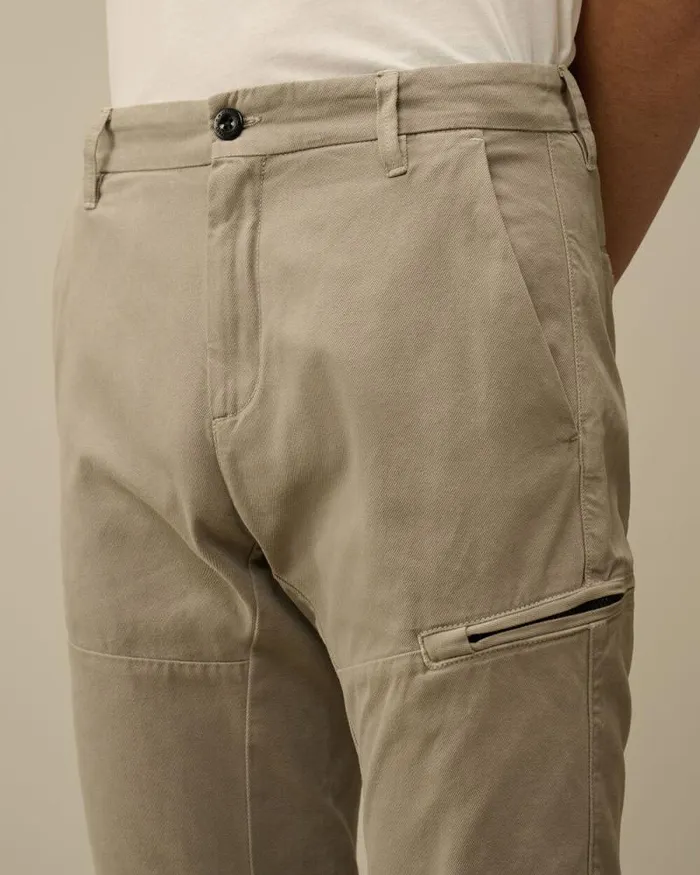 CP Company Trousers Vintage Army Structure Ergonomic Pants Vintage Khaki Beige 8211 Man