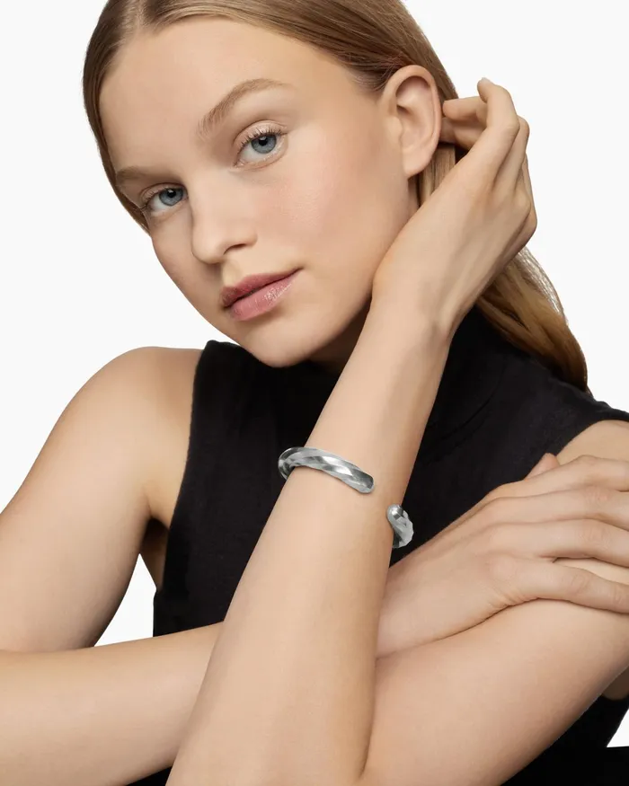 Cable Edge Cuff Bracelet In Sterling Silver 9mm Women David Yurman Cuff Cable Edge Cuff Bracelet In Sterling Silver 9mm Women David Yurman Cuff