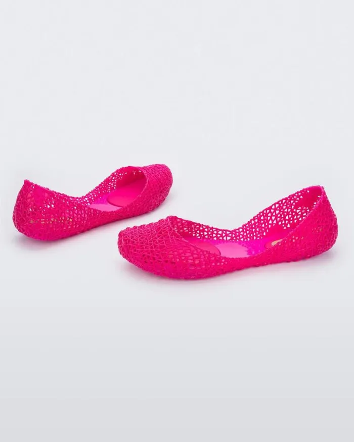 Campana Hot Pink Women Melissa Flats