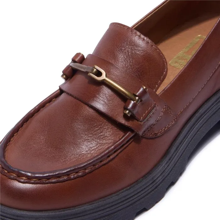Carl Scarpa Alsenso Tan Leather Loafers Women Bestselling
