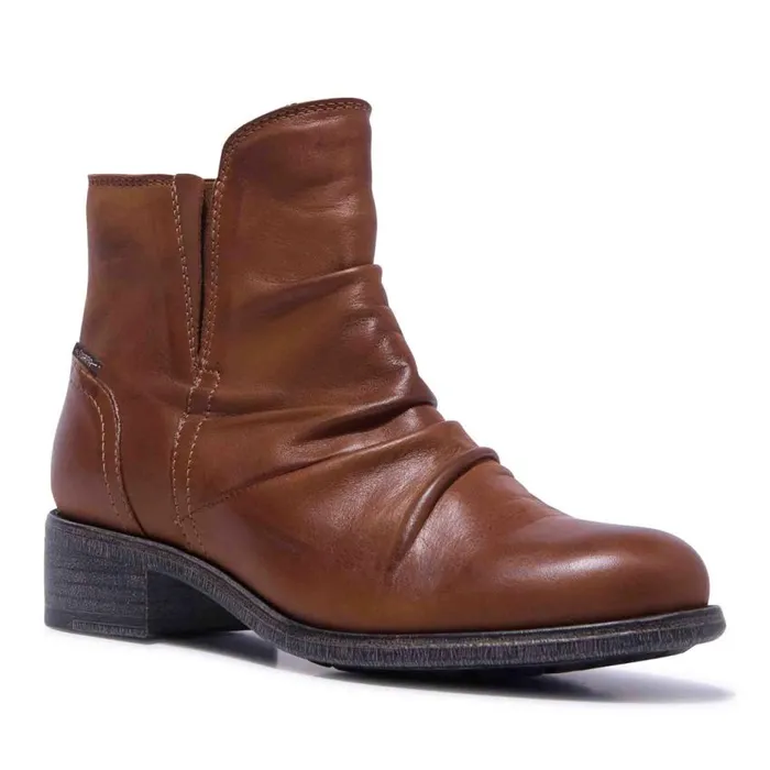 Carl Scarpa Felice Tan Leather Ankle Boots Women Leather Ankle Boots