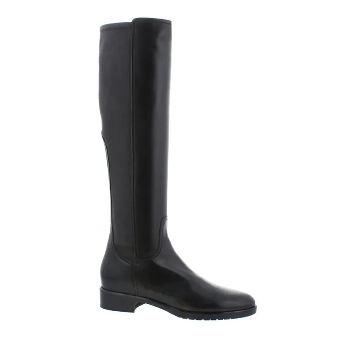 Carl Scarpa Lara Black Leather KneeHigh Boots Women Leather Boots