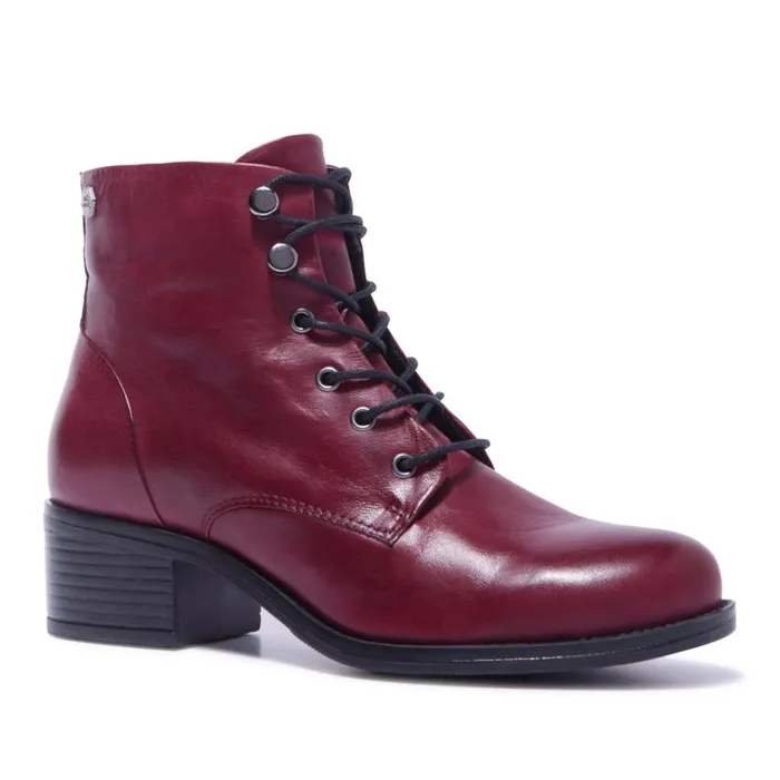 Carl Scarpa Ocean Bordo Leather Ankle Boots Women Leather Ankle Boots