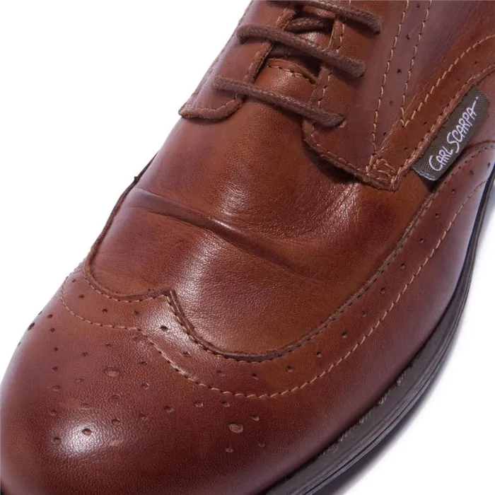 Carl Scarpa Perla Tan Leather Loafers Women Leather Loafers