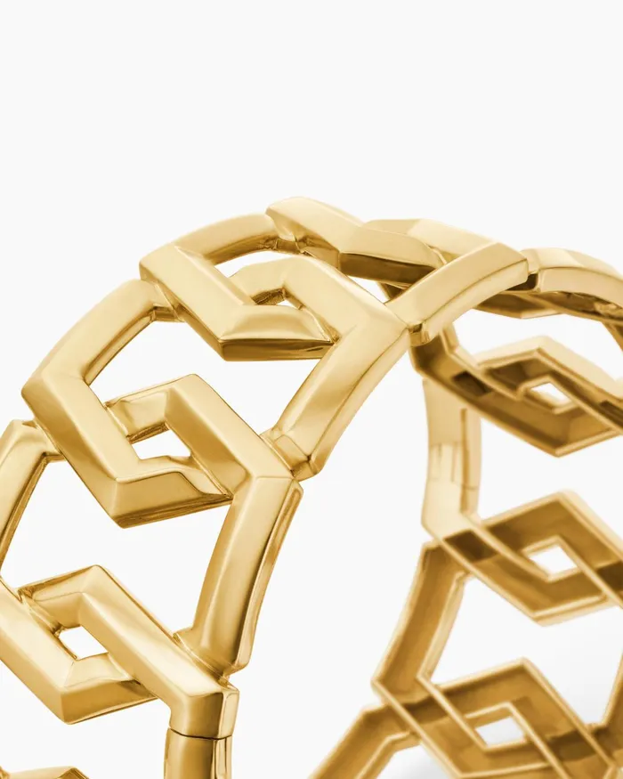 Carlyle Bracelet In 18K Yellow Gold 24mm Women David Yurman Bangle Carlyle Bracelet In 18K Yellow Gold 24mm Women David Yurman Bangle