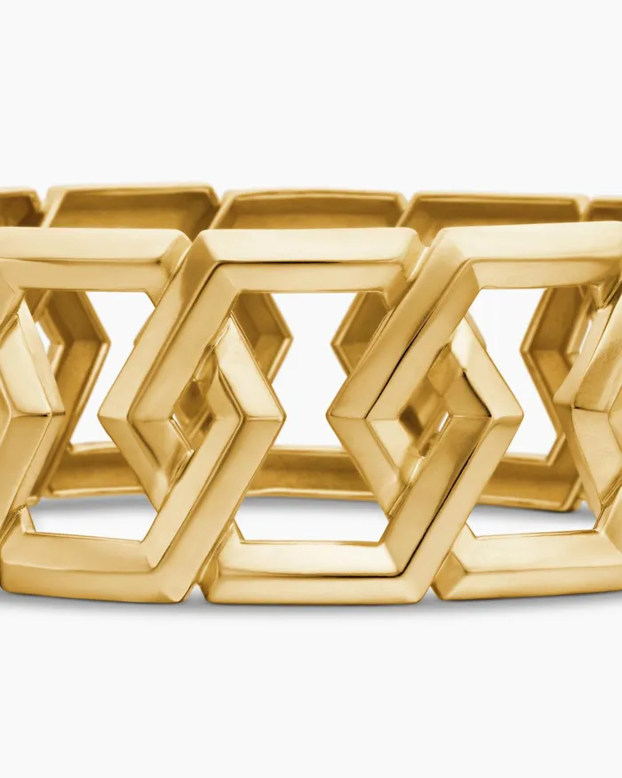 Carlyle Bracelet In 18K Yellow Gold 24mm Women David Yurman Bangle Carlyle Bracelet In 18K Yellow Gold 24mm Women David Yurman Bangle