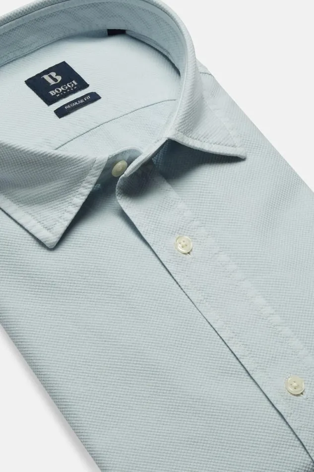 Casual Shirts Men Boggi Milano Regular Fit Sky Blue Cotton Shirt Light Blu Casual Shirts Men Boggi Milano Regular Fit Sky Blue Cotton Shirt Light Blu