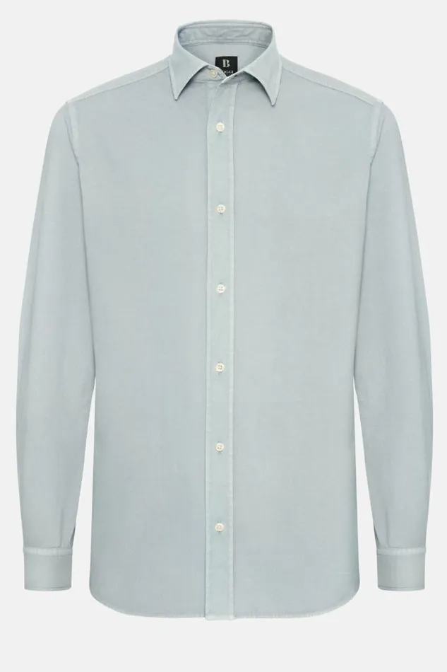Casual Shirts Men Boggi Milano Regular Fit Sky Blue Cotton Shirt Light Blu Casual Shirts Men Boggi Milano Regular Fit Sky Blue Cotton Shirt Light Blu