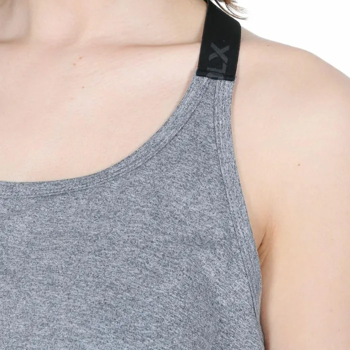 Celise DLX Quick Dry Sleeveless Active TShirt Grey Marl Women Trespass Gym and Sports Tops Celise DLX Quick Dry Sleeveless Active TShirt Grey Marl Women Trespass Gym and Sports Tops