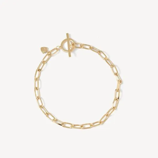 Chain Bracelet 18ct Gold On Sterling Silver Women Aspinal Of London Bangles and Bracelets Chain Bracelet 18ct Gold On Sterling Silver Women Aspinal Of London Bangles and Bracelets