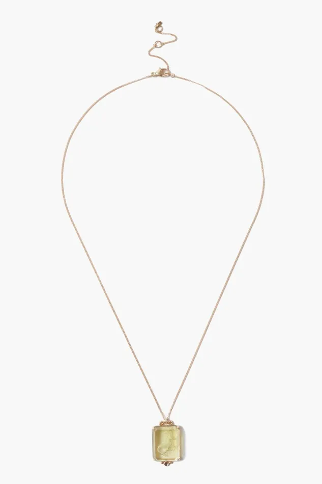 Chan Luu 14k Fine Women 14k Capricorn Zodiac Necklace