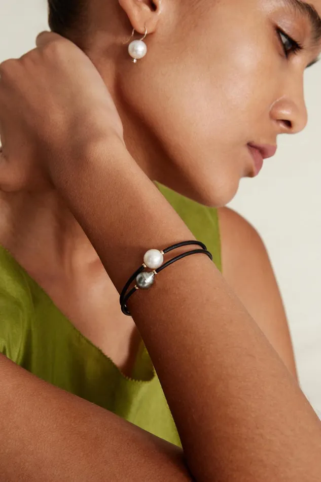 Chan Luu 14k Fine Women 14k Kaia Bracelet White Pearl