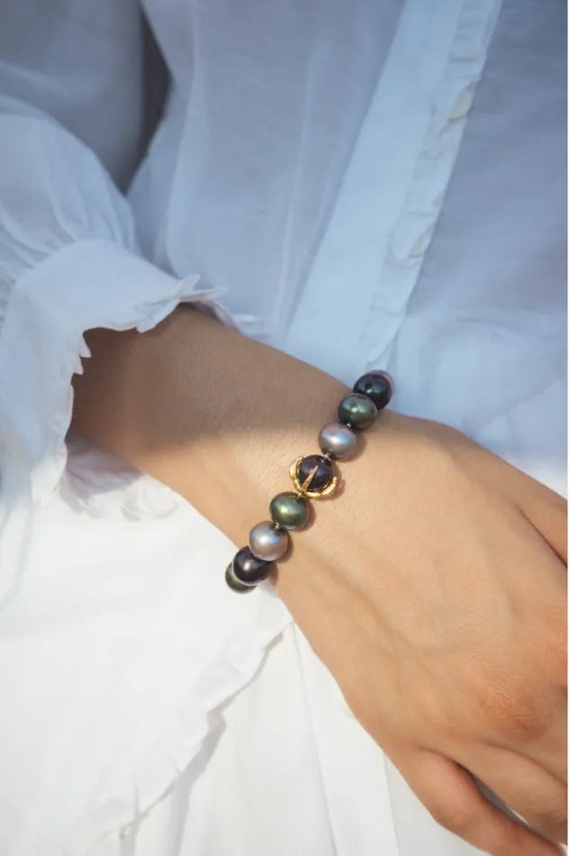 Chan Luu Bracelets Women Lark Bracelet Peacock Pearl Mix