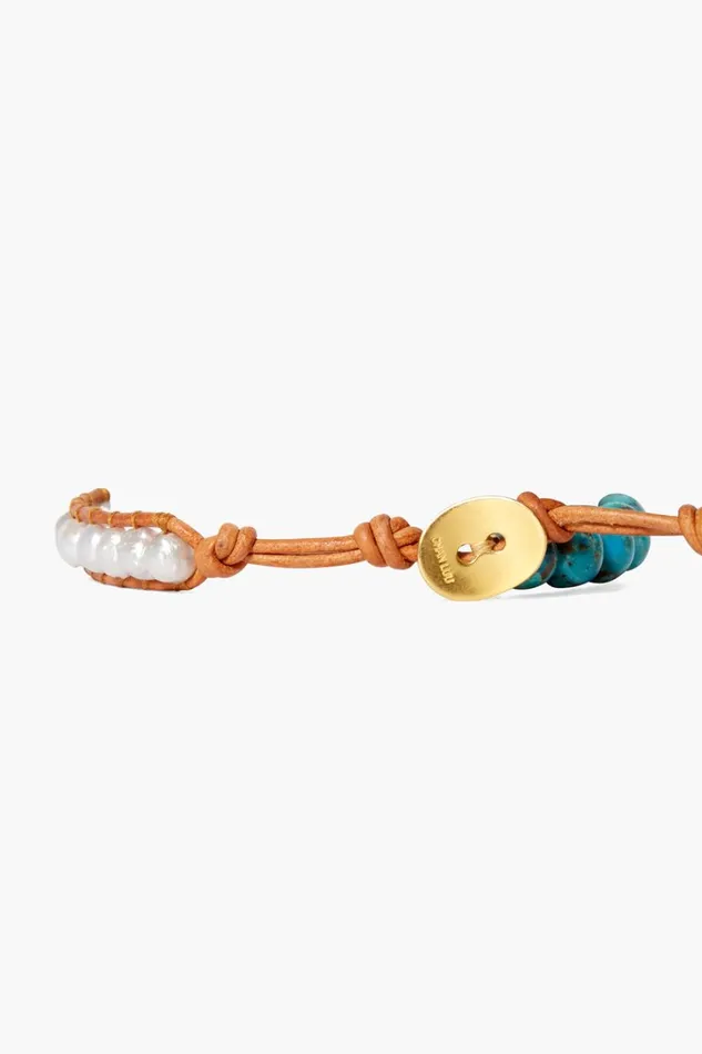 Chan Luu Bracelets Women Luna Wrap Bracelet Turquoise Mix