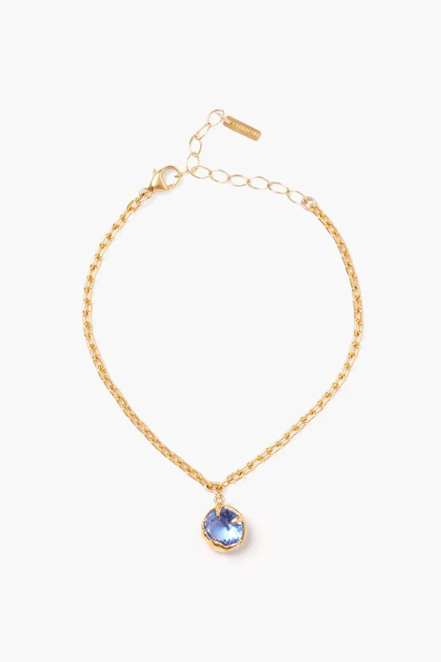 Chan Luu Bracelets Women September Birthstone Bracelet Sapphire Crystal