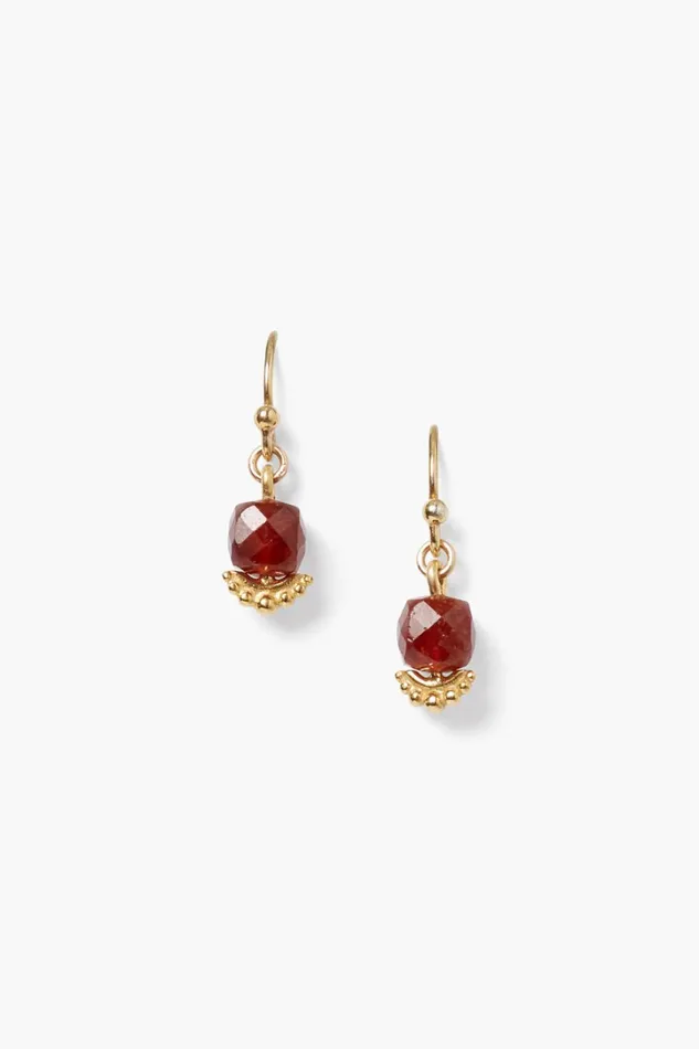 Chan Luu Earrings Women Anahi Drop Earrings Hessonite