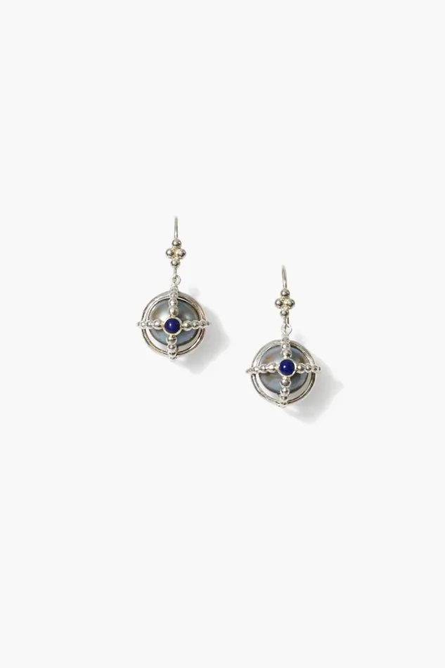 Chan Luu Earrings Women Charlotte Earrings Grey Pearl Mix