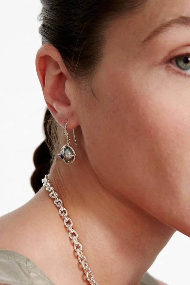 Chan Luu Earrings Women Charlotte Earrings Grey Pearl Mix