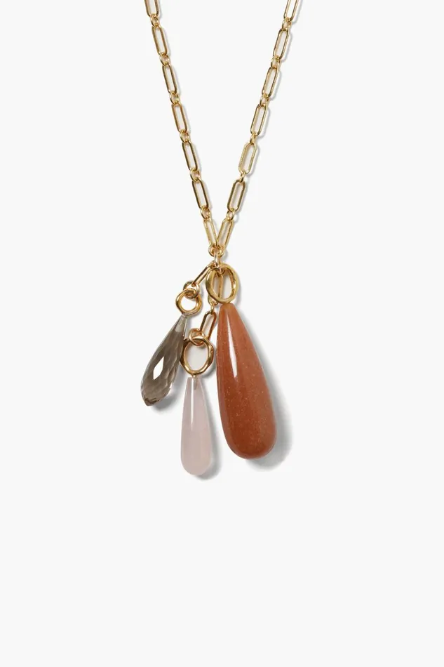 Chan Luu Necklaces Women Castillo Pendant Necklace Pink Mix