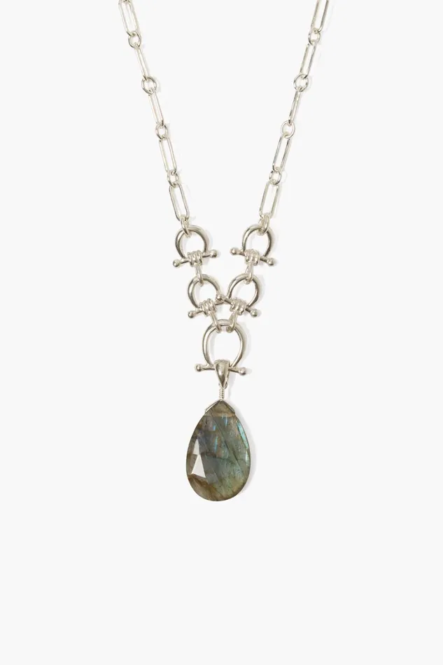 Chan Luu Necklaces Women Cheval Necklace Silver Labradorite