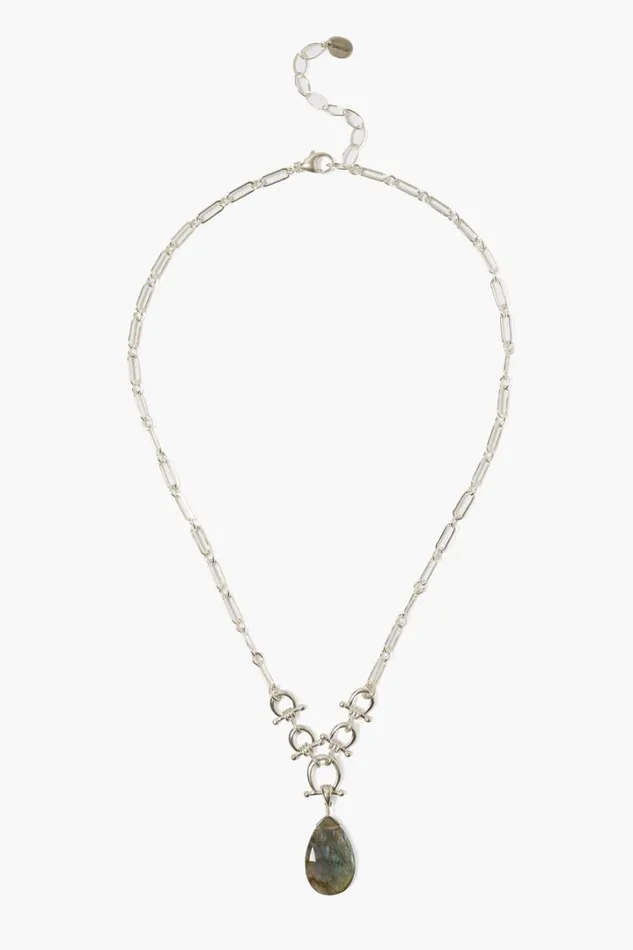 Chan Luu Necklaces Women Cheval Necklace Silver Labradorite