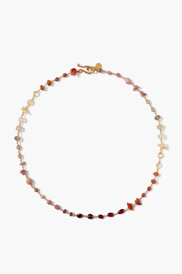Chan Luu Necklaces Women Daphne Beaded Necklace Citrine Mix