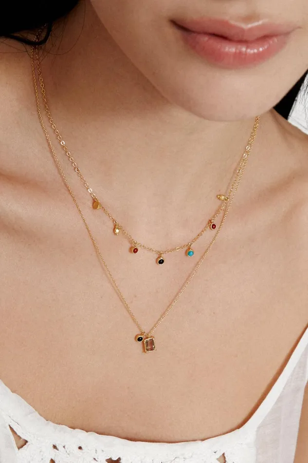 Chan Luu Necklaces Women Delilah Charm Necklace Multi Mix