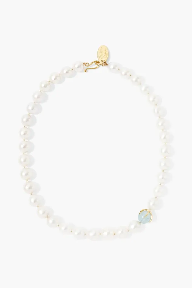 Chan Luu Necklaces Women Lark Necklace White Pearl Mix