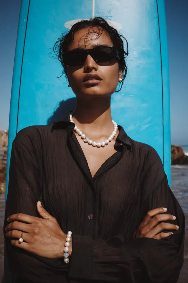 Chan Luu Necklaces Women Lark Necklace White Pearl Mix