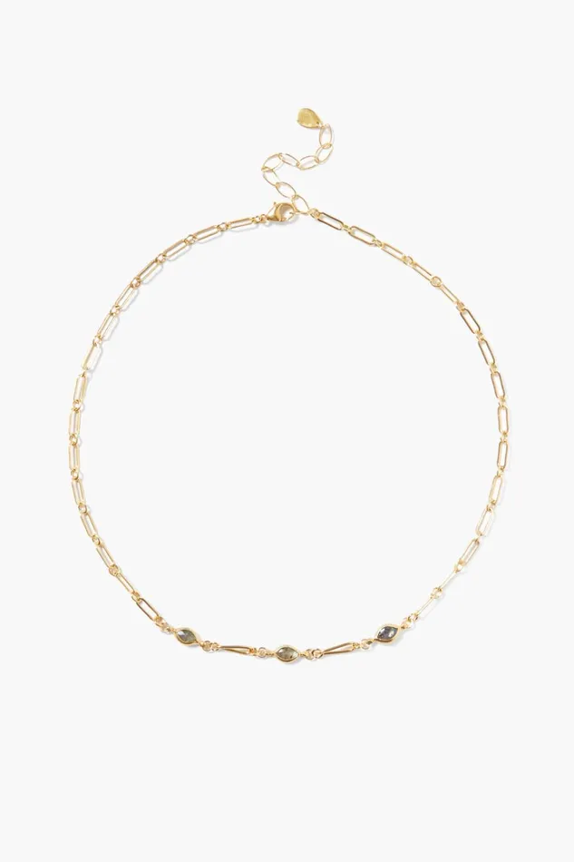 Chan Luu Necklaces Women Lydia Necklace Gold Labradorite