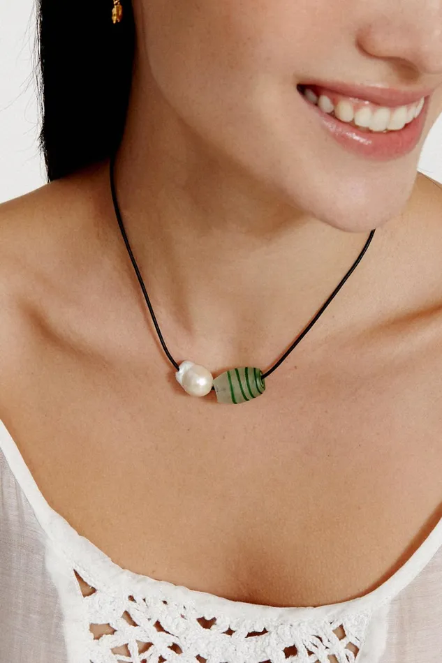 Chan Luu Necklaces Women Palisade Necklace Black