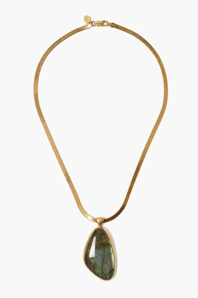 Chan Luu Necklaces Women Yasmine Necklace Gold Labradorite
