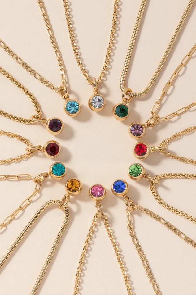 Charms Women Alex And Ani October Birthstone Interchangeable Charm Stainless Steel Gold