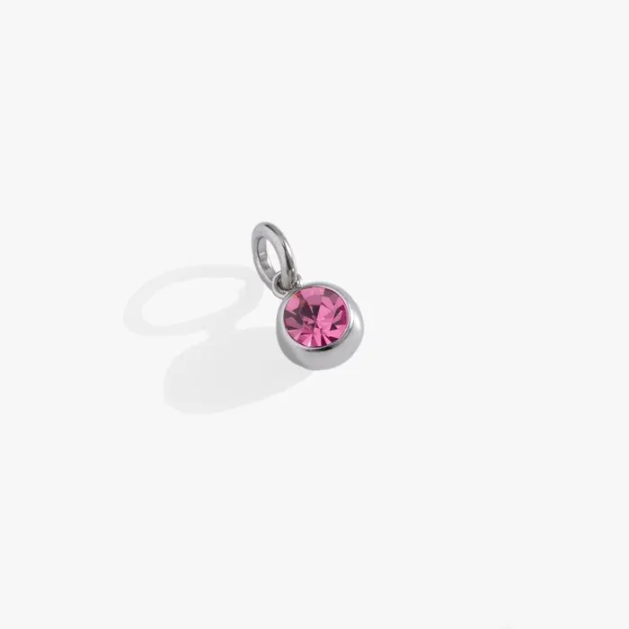 Charms Women Alex And Ani October Birthstone Interchangeable Charm Stainless Steel Gold