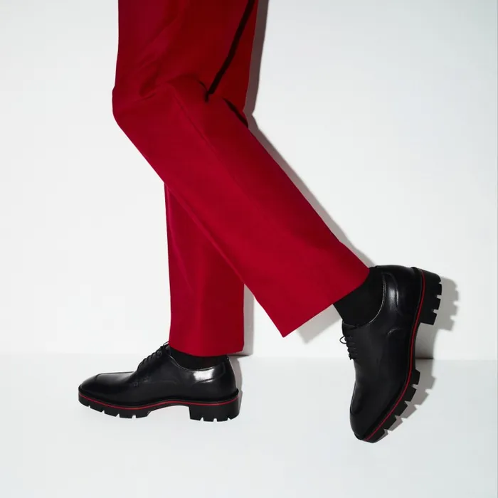 Christian Louboutin Buckles and Laceups Men Davisol Derbies 8211 Calf Leather 8211 Black Christian Louboutin Buckles and Laceups Men Davisol Derbies 8211 Calf Leather 8211 Black
