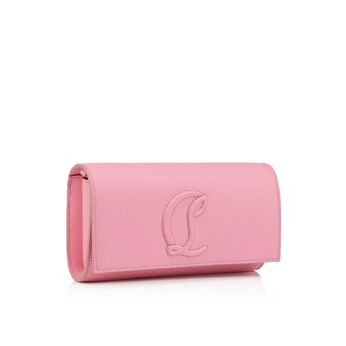 Christian Louboutin Clutches and Evening Bags Women By My Side Wallet On Chain 8211 Grained Calf Leather 8211 Calipso