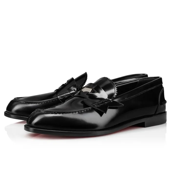 Christian Louboutin Flats and Loafers Women Penny Loafers 8211 Calf Leather 8211 Black Christian Louboutin Flats and Loafers Women Penny Loafers 8211 Calf Leather 8211 Black