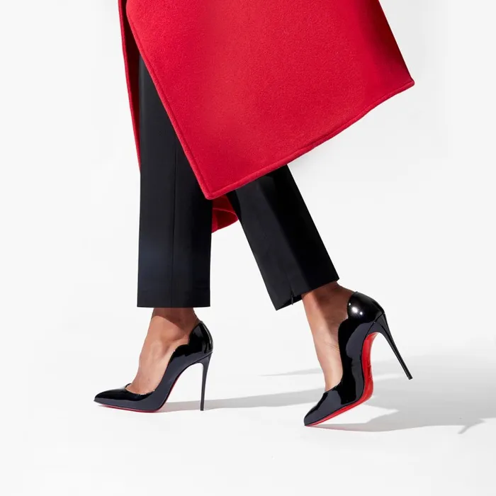 Christian Louboutin Pumps Women Hot Chick 100 Mm Pumps 8211 Patent Calf Leather 8211 Black
