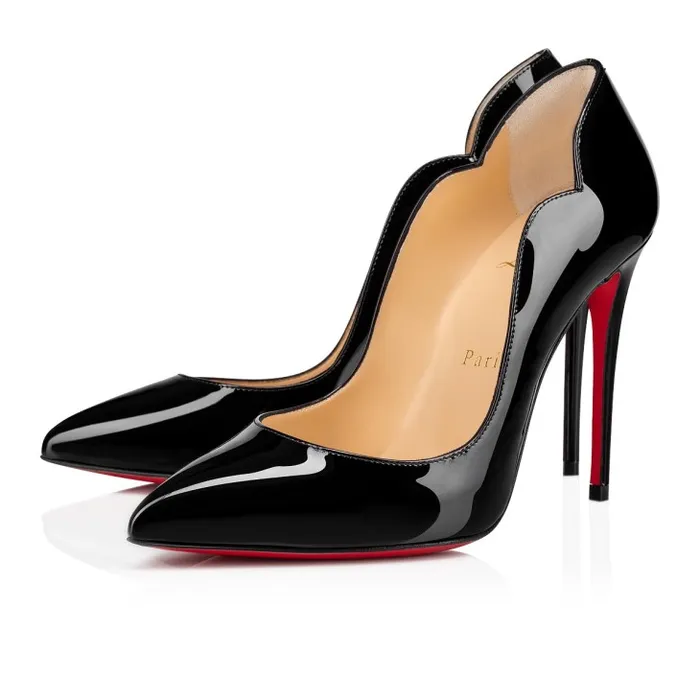 Christian Louboutin Pumps Women Hot Chick 100 Mm Pumps 8211 Patent Calf Leather 8211 Black