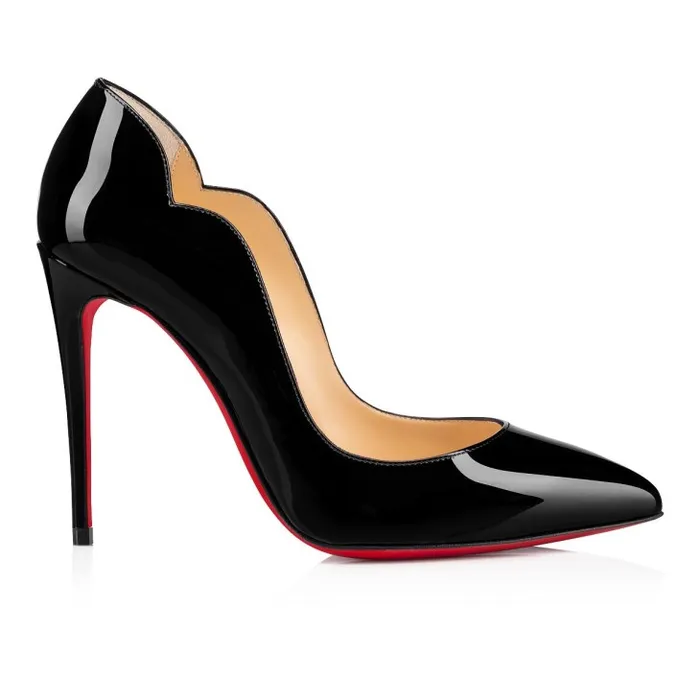 Christian Louboutin Pumps Women Hot Chick 100 Mm Pumps 8211 Patent Calf Leather 8211 Black