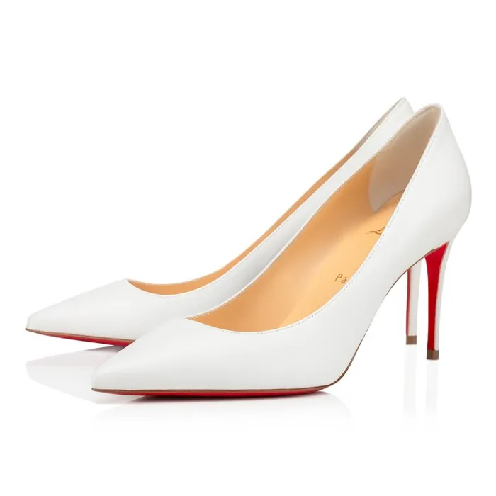 Christian Louboutin Pumps Women Kate 85 Mm Pumps 8211 Nappa Leather 8211 Bianco Christian Louboutin Pumps Women Kate 85 Mm Pumps 8211 Nappa Leather 8211 Bianco